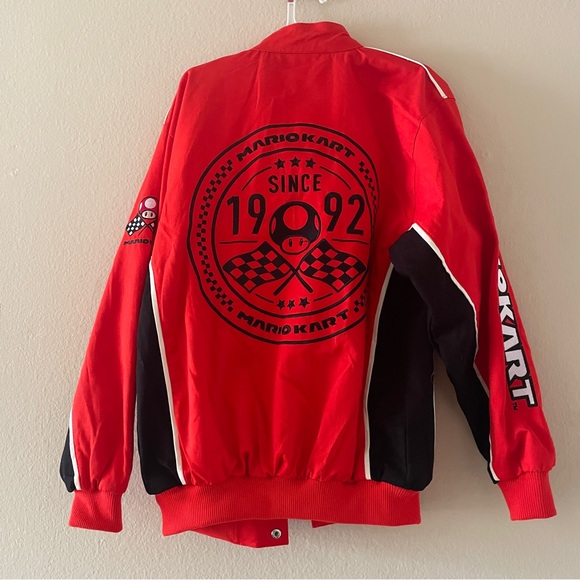 Red Racing Canvas Racing Jacket - S - Picture 6 of 10